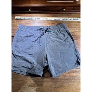 BONOBOS MENS SWIM SUIT TRUNKS / SHORTS GRAY 2X / 7" INSEAM